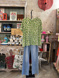 Camiseta animal print flúor