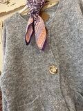 Chaqueta punto gris