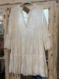 Vestido encaje blanco