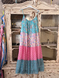 Vestido Patchwork azul