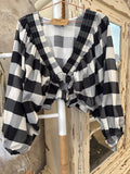 Camisa vichy negra