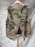 Top camuflaje calado