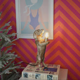 Lámpara Perro Dorado