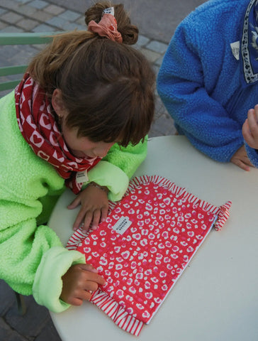 Bolso Mano / Neceser Leo Rojo