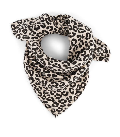 Pañuelo muselina Bianca Greige