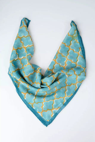 Pañuelo algodón Blue Sea