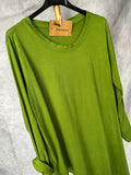 Camiseta Asimétrica Verde