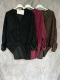 Camisa micropana chocolate