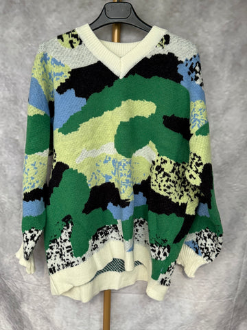 Jersey estampado verde