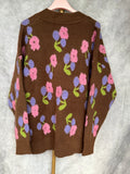 Chaqueta punto flores