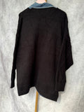 Chaqueta punto combinada con vaquero