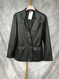 Americana polipiel negra