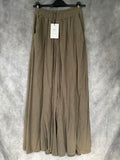 Pantalón palazzo micropana taupe