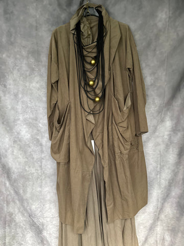 Casaca micropana taupe