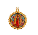 Medallón Boleado Virgen de Guadalupe.