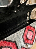 Bolso Cocco Baguette Ikat Velvet Silk