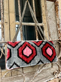 Bolso Cocco Baguette Ikat Velvet Silk